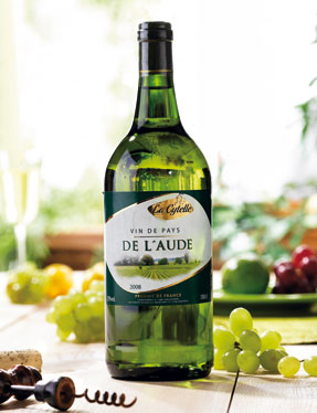 Vin de Pays de l'Aude blanc 2008*