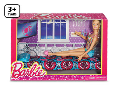Barbie Doll and Furniture Set