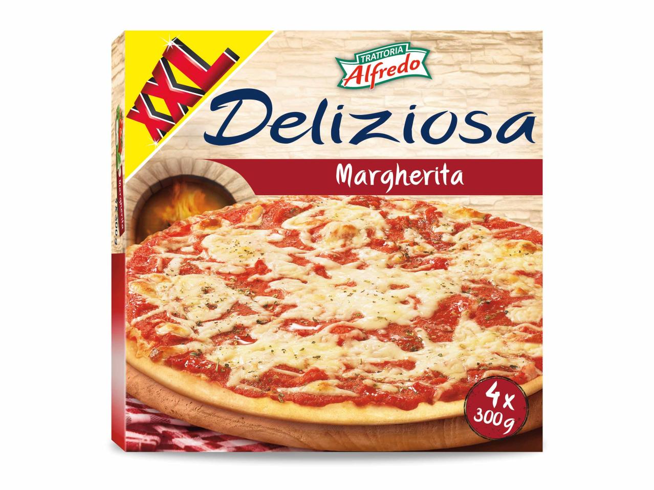 Pizza cuite au four à pierre Margherita XXL​​​
