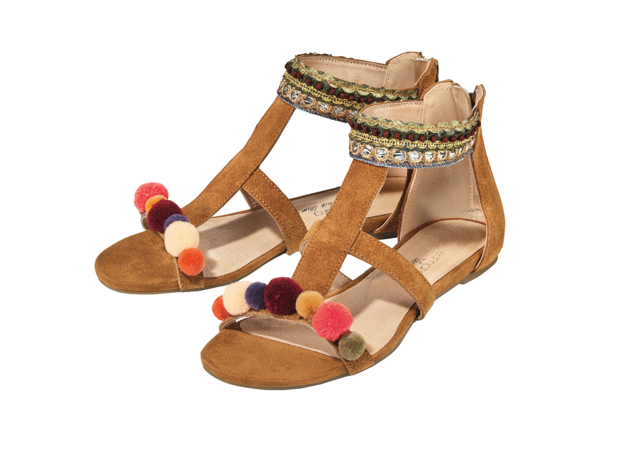 ESMARA BY HEIDI KLUM Ladies' Leather Sandals1