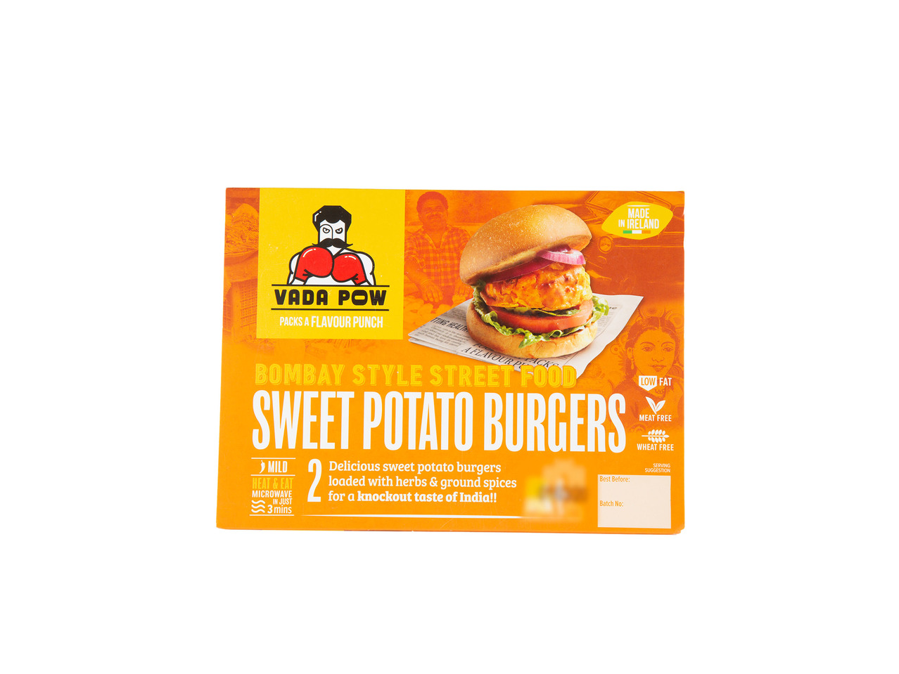 Vada Pow Sweet Potato Burger