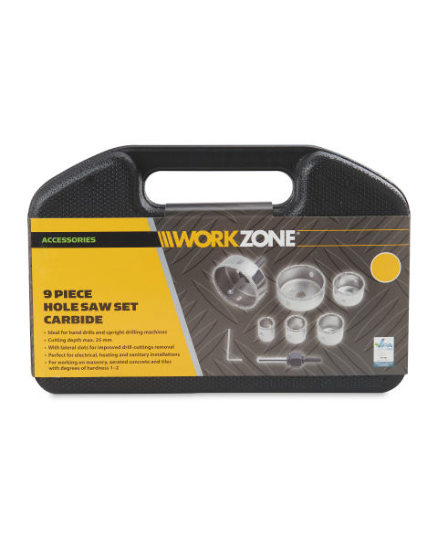 Workzone Carbide Hole Saw Set