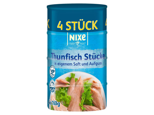 Nixe Thunfisch-Stücke