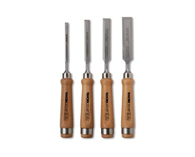 Workzone 4-Piece Wood Chisel or 6-Piece File Set