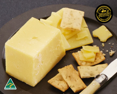 SPECIALLY SELECTED VINTAGE WAX CHEDDAR 250G