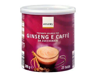 AMAROY 
 Ginseng e caffè solubile