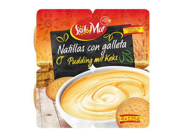 SOL&MAR Natillas con galleta