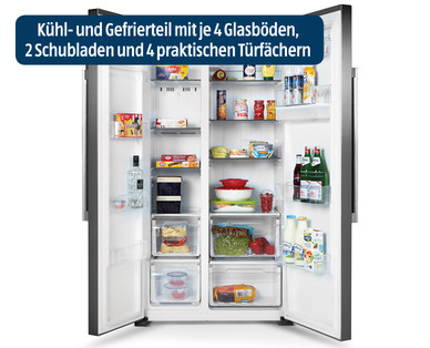 MEDION Side-by-Side-Kühlschrank