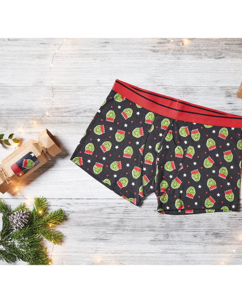 Brussel Sprout Print Hipster Boxers