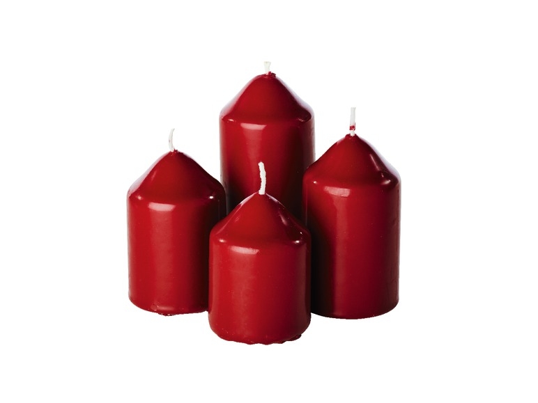 Candles, 4 pieces