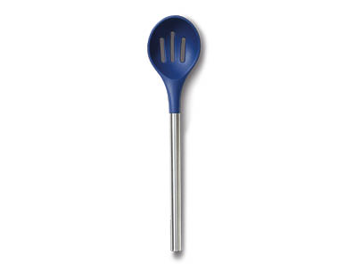 Stainless Steel and Silicone Slotted Spoon
