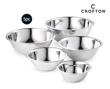 Stainless Steel Mixing Bowls 5 Piece