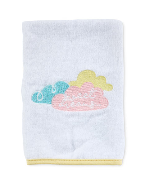 Cloud Hooded Baby Towel/Wash Mitt