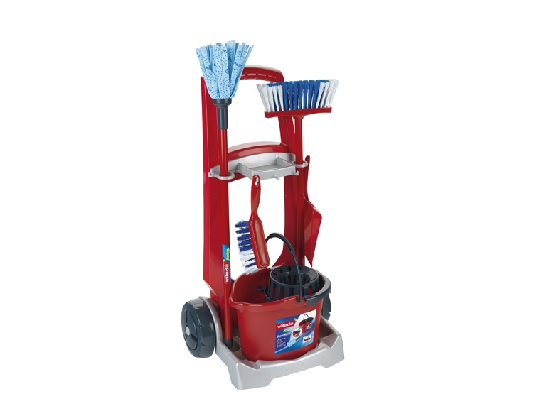 VILEDA Vacuum Cleaner or Cleaning Trolley Play Set