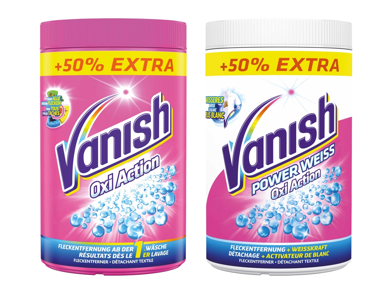 Vanish Oxi Action Pulver pink/ weiss