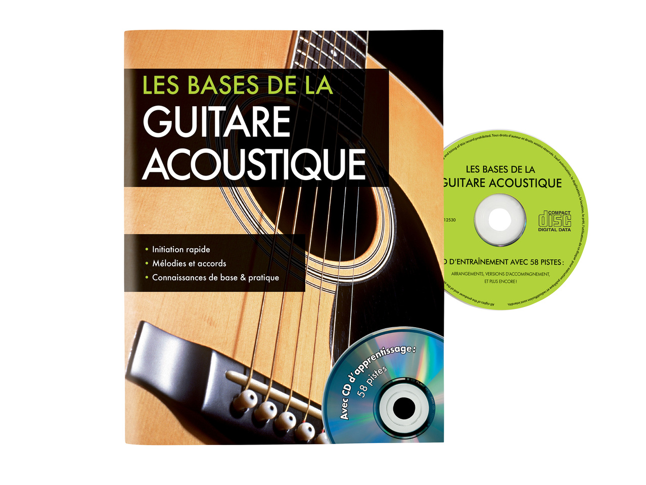 Livre et CD d'apprentissage guitare ou clavier électronique