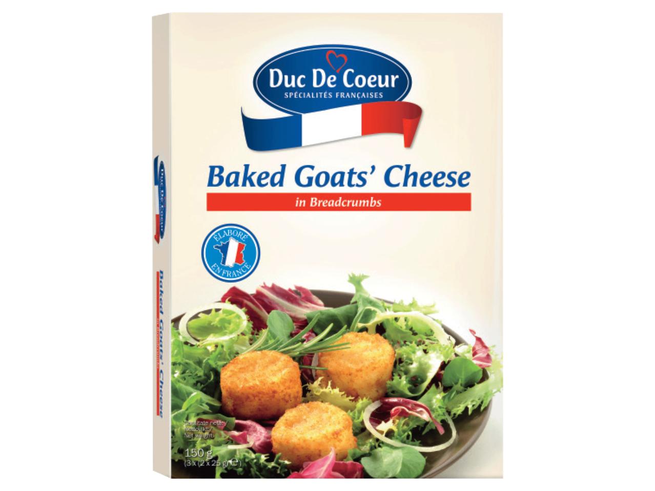 DUC DE COEUR(R) Baked Goat's Cheese in Breadcrumbs