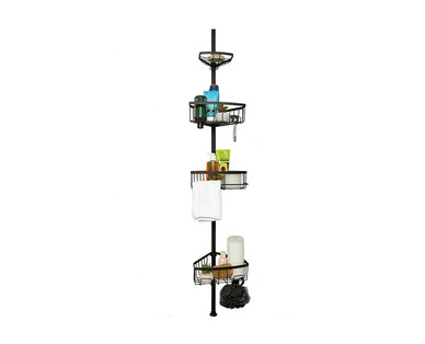 SOHL Furniture Shower Caddy with Tension Pole