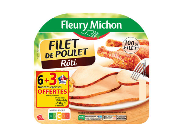 Fleury Michon Filet de poulet rôti