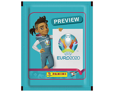 BUSTINA DI FIGURINE THE UEFA EURO 2020™ OFFICIAL PREVIEW COLLECTION