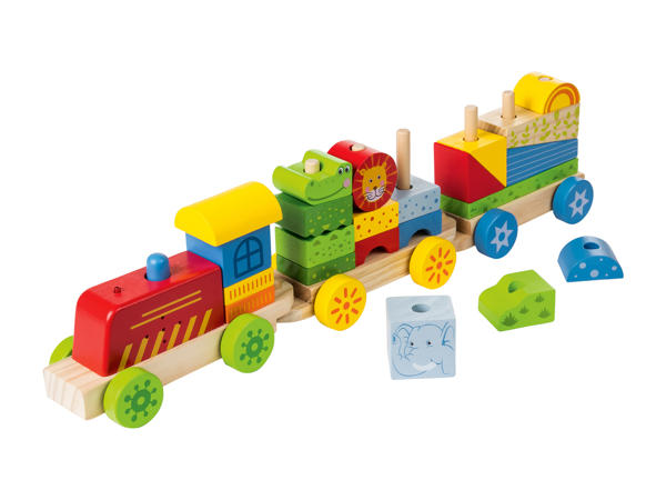 Tree with Racing Track, Noah's Ark Shape-Sorting Game or Stacking Train