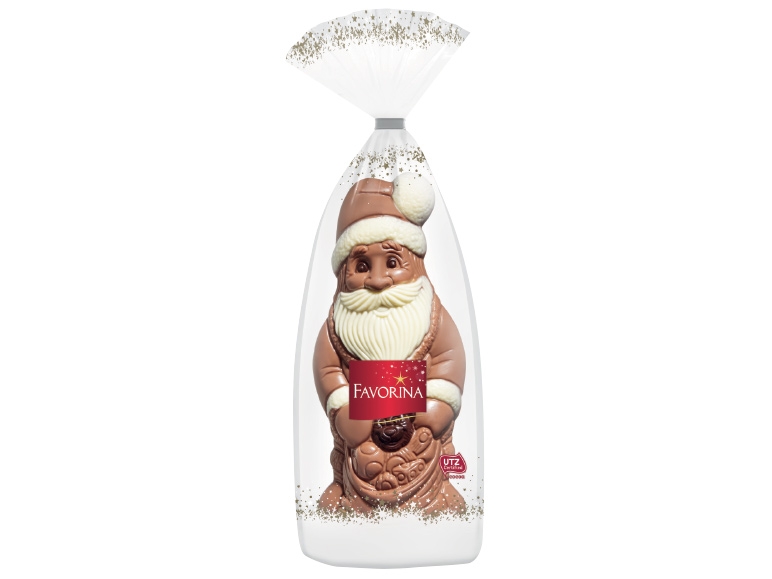Père Noël en chocolat au lait