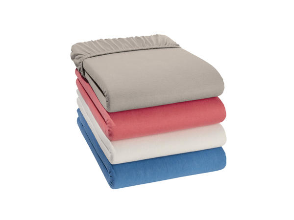 Jersey Fitted Sheet Double Size