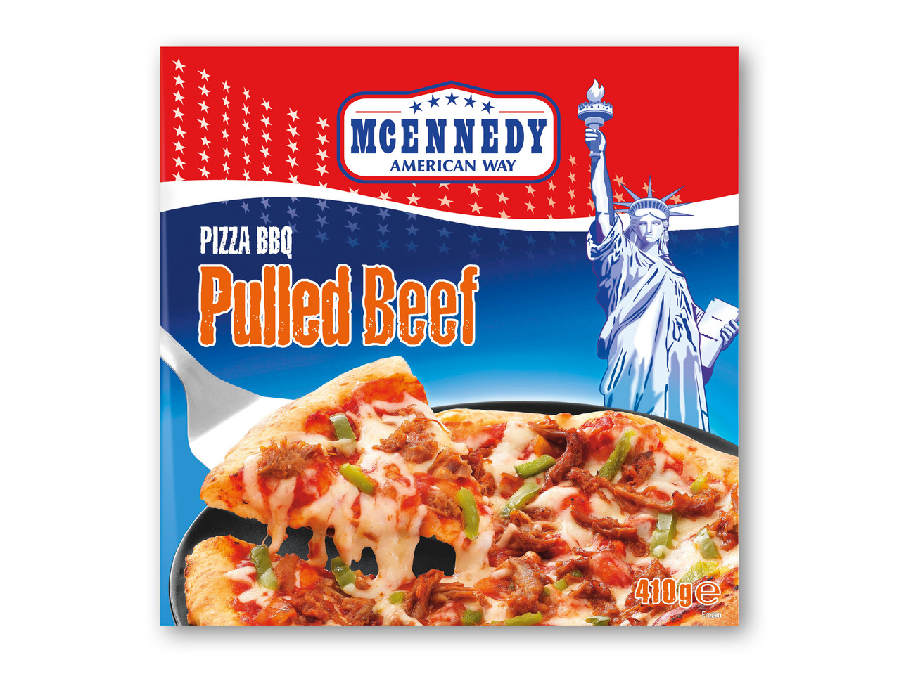 MCENNEDY Pulled beef pizza