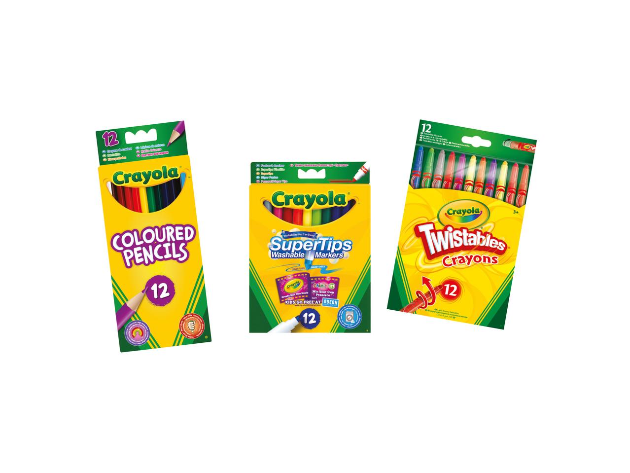 CRAYOLA Coloured Pencils/SuperTips/Twistables