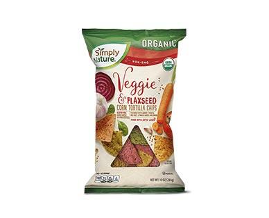 Simply Nature Organic Veggie & Flaxseed Corn Tortilla Chips