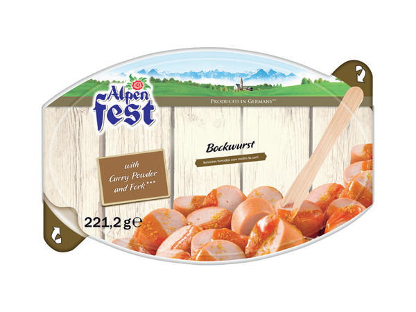 Alpenfest(R) Salsicha com Caril