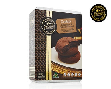 SPECIALLY SELECTED PREMIUM SOFT FILLED COOKIES 8PK/320G