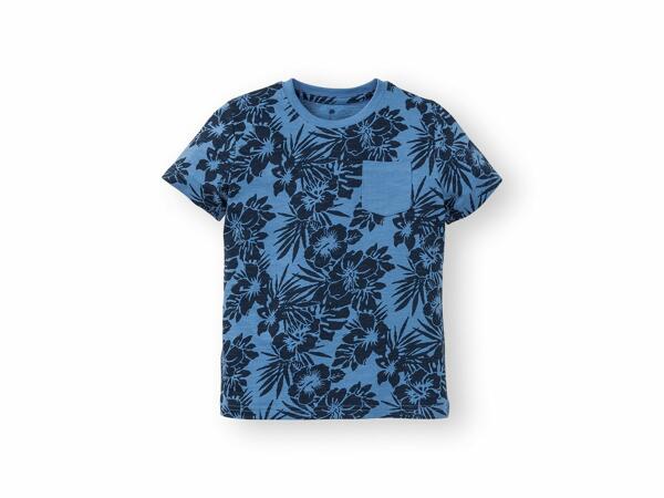 Camiseta azulada júnior