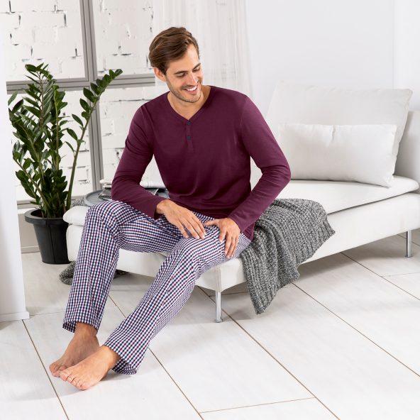 Piżama męska premium z bawełną BIO