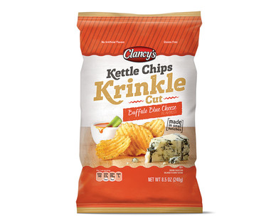Clancy's Buffalo Blue Cheese Krinkle Cut Kettle Chips