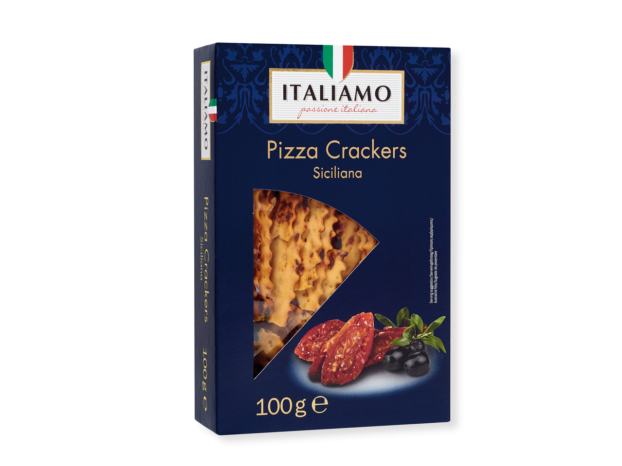 "Italiamo" Snacks pizza crackers