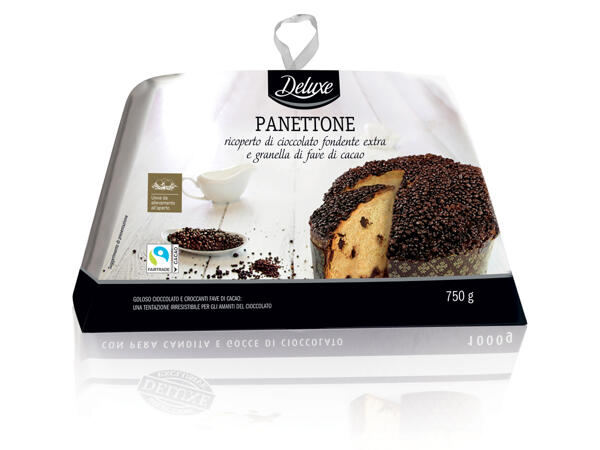 Panettone with Dark Chocolate and Cocoa Bean