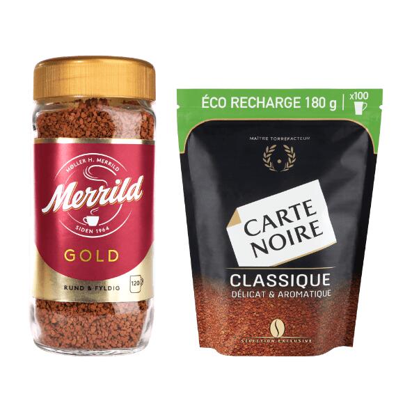 CARTE NOIRE/MERRILD 	 				Refill instant eller Instant Gold