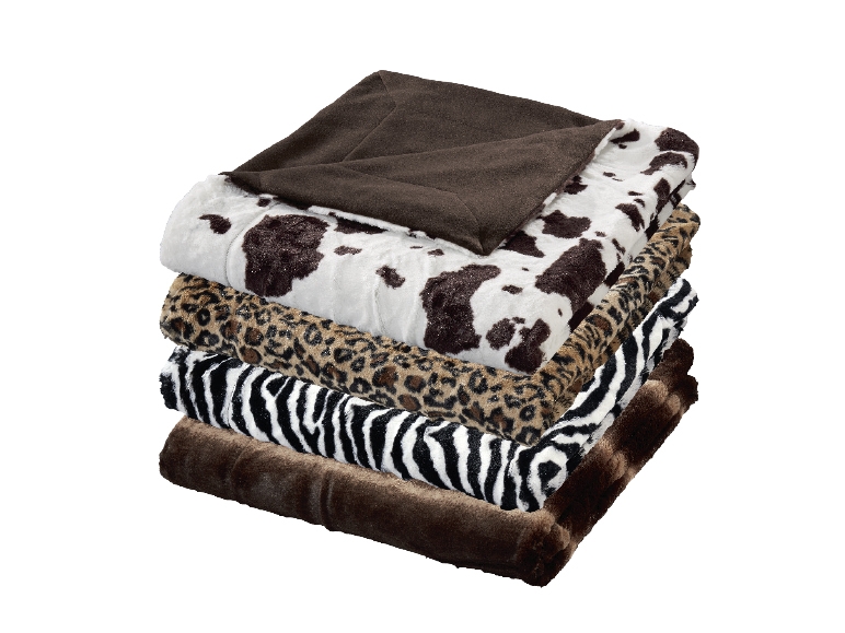 MERADISO Faux Fur Blanket Gift Box
