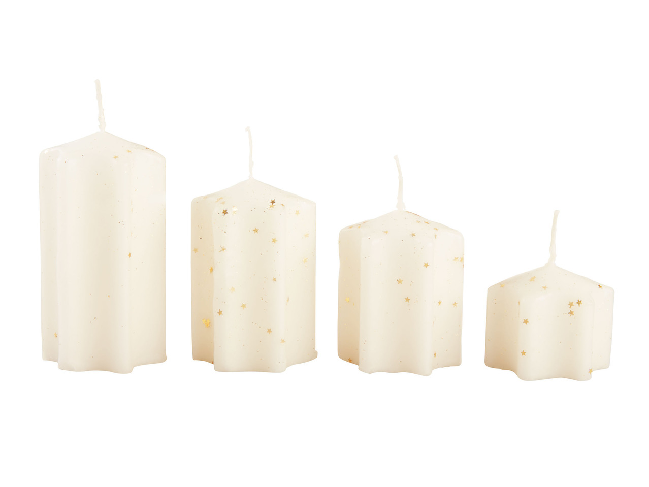 Set candele, 4 pezzi