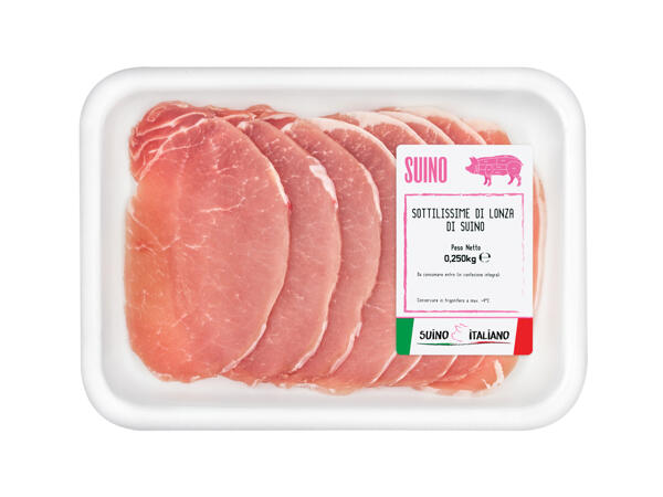 Thin Pork Loin Slices