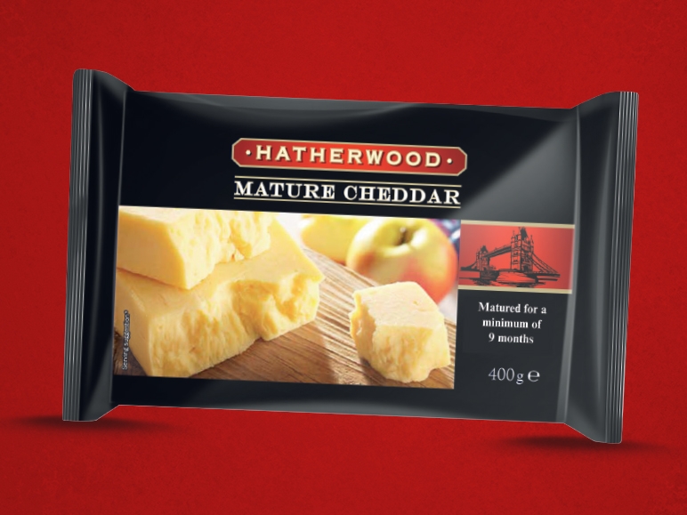 Brânză Cheddar maturată