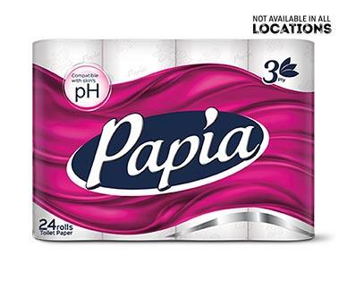 Papia 3PLY 24 Roll Bath Tissue