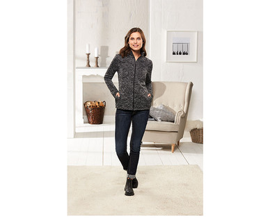 Serra Ladies' Marled Fleece Full Zip Top