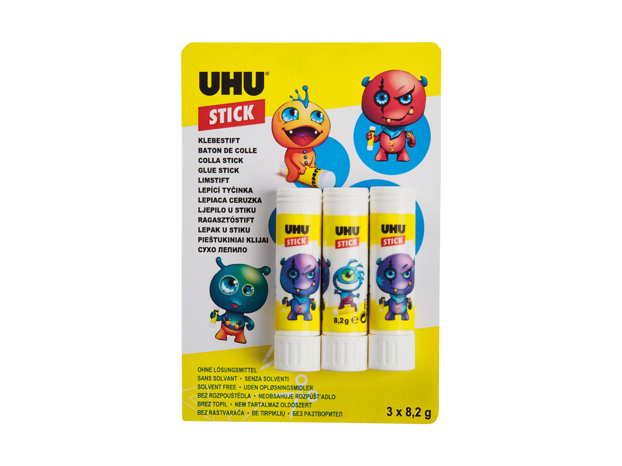 UHU Glue Stick or Glitter Glue Tubes1