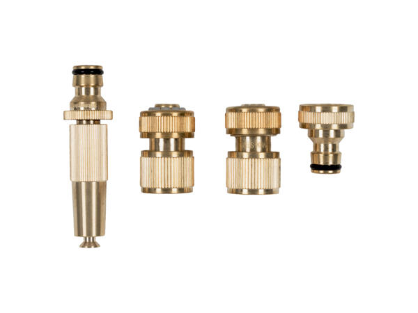 Brass Hose Connector System or Brass 2-Way Hose Splitter