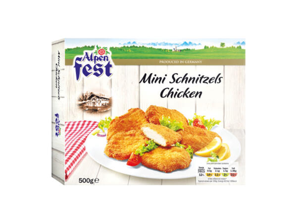 Mini Chicken Schnitzels