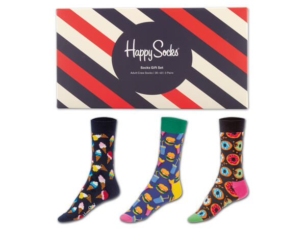 Happy Socks(R) Erwachsenen Socken, 3 Paar