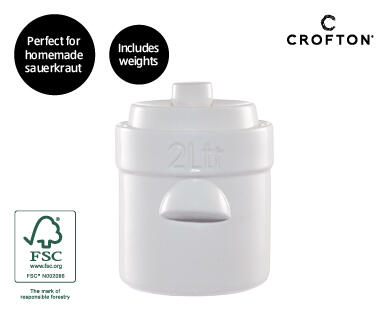 Fermentation Crock Jar 2L Kit