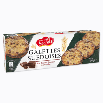 Galettes suédoises double chocolat